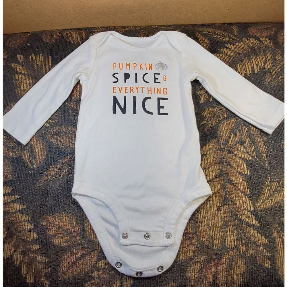 Just One You by Carter's Girls Pumpkin Spice & Everything Nice One Piece Outfit-